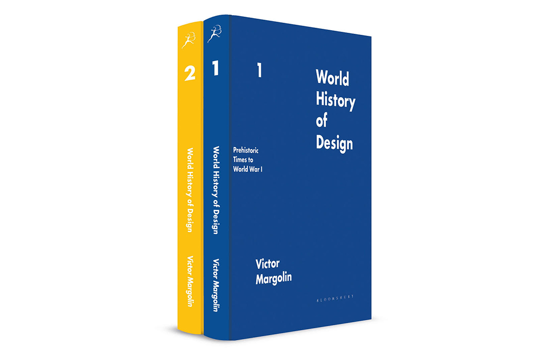 The World History of Design volumes 1 and 2, side by side.