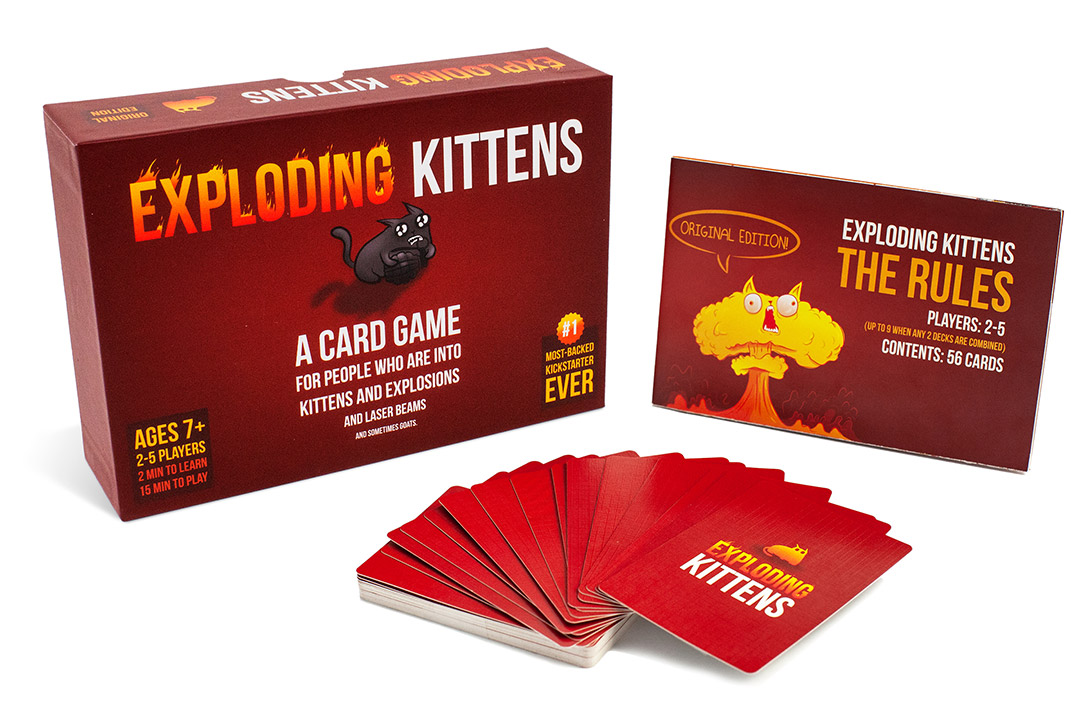 card game exploding kittens