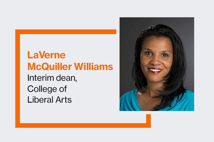 LaVerne McQuiller Williams, interim dean, College of Liberal Arts.