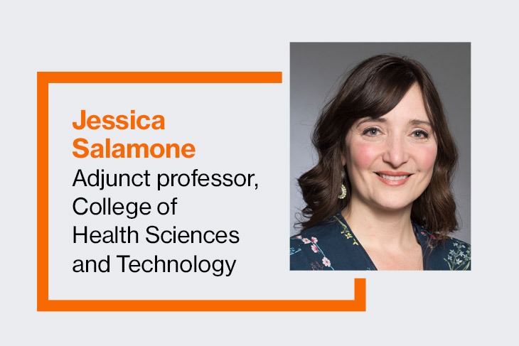 Jessica Salamone, adjunct professor, College of Health Sciences and Technology.