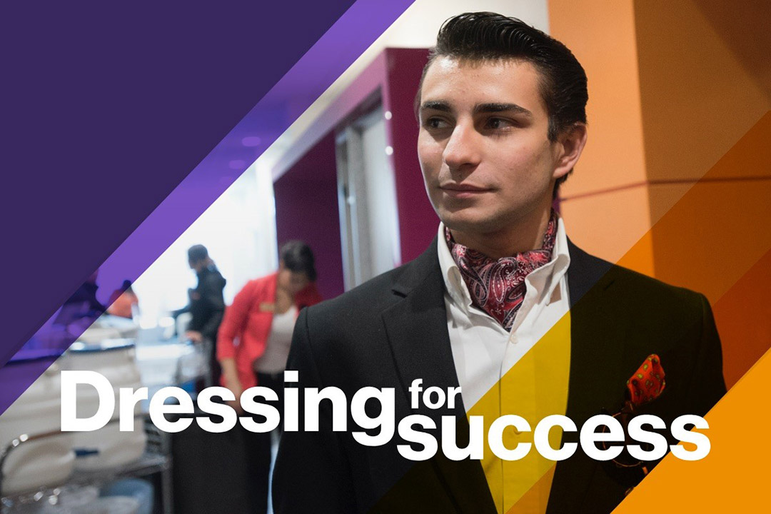 Student Nick Renzoni on Dressing for Success.