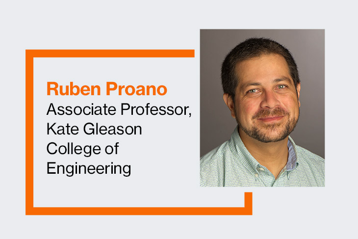Ruben Proano, associate professor, Kate Gleason College of Engineering.