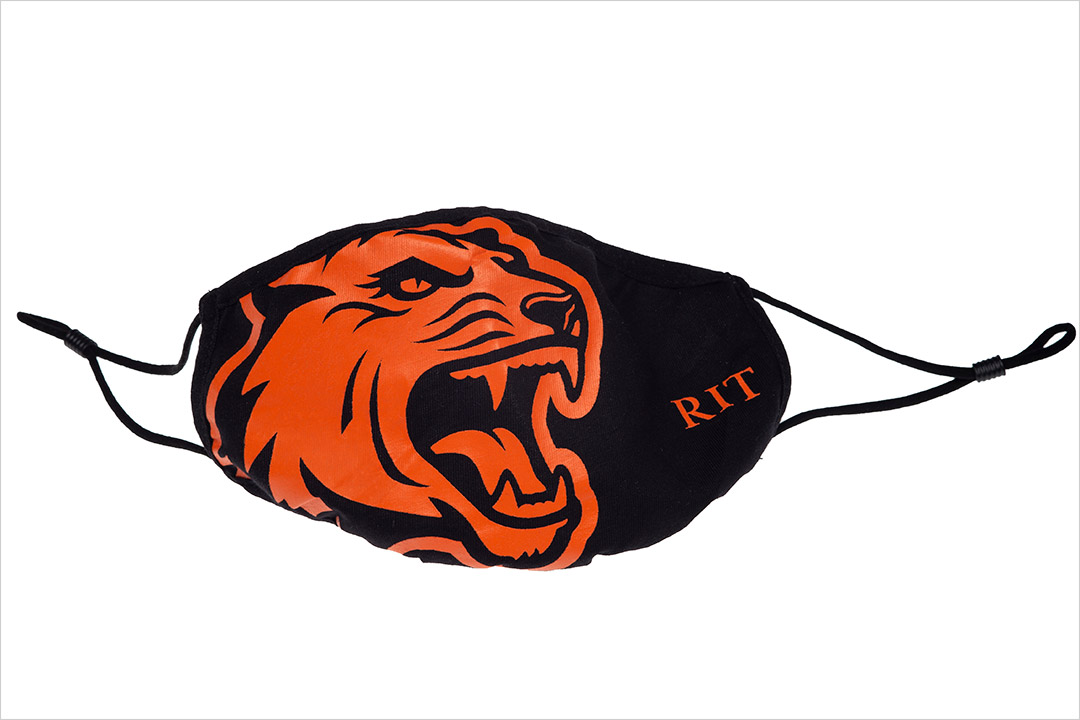 RIT’s Tiger Spirit hits campus with branded face coverings
