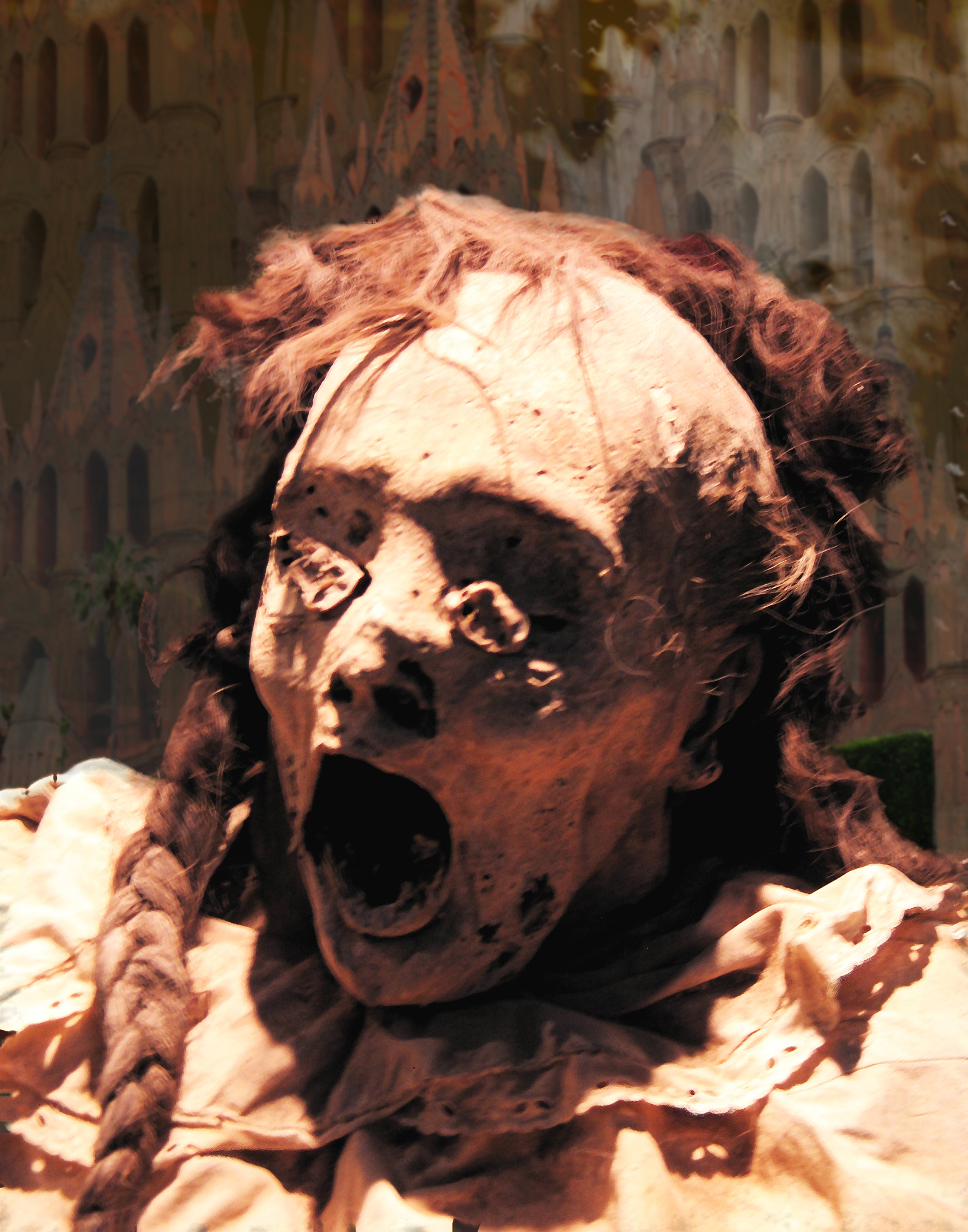 Photo of mummifying corpse