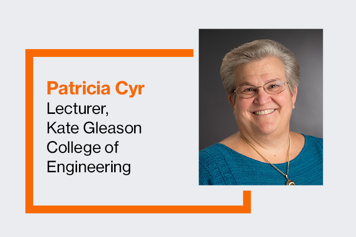 Patricia Cyr, lecturer, Kate Gleason College of Engineering.