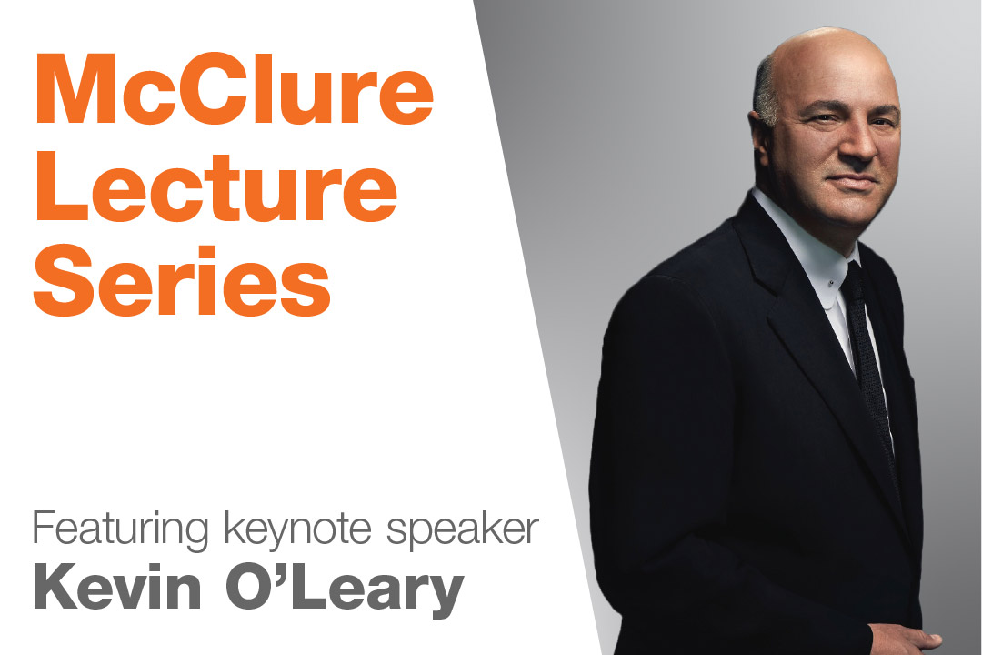 McClure Lecture Series featuring keynote speaker Kevin O'Leary.