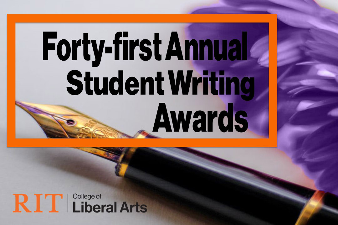 graphic for 41st annual student writing awards.