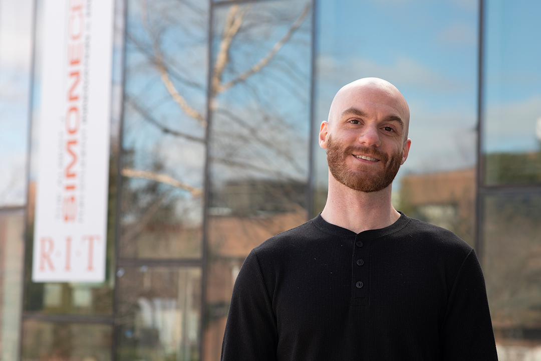 environmental portrait of Peter Hogya.