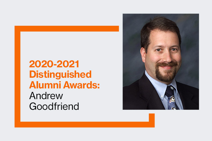 College of Health Sciences and Technology 2020-2021 Distinguished Alumnus Andrew Goodfriend