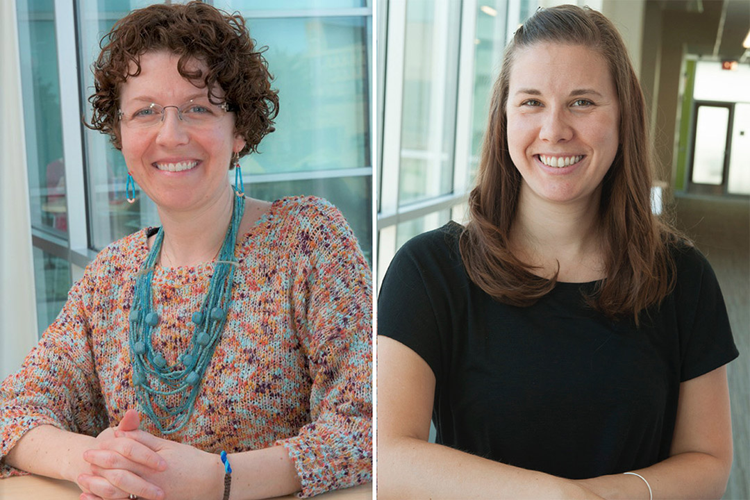 side-by-side portraits of Corrine Occhino and Tiffany Panko.