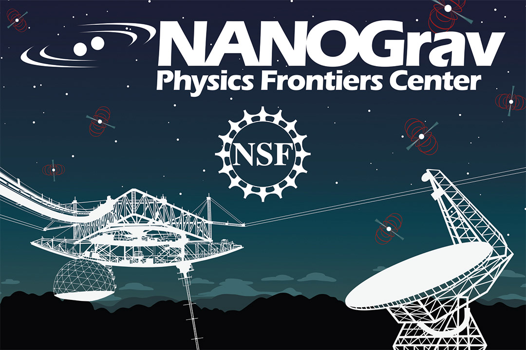 NANOGrav Physics Frontiers Center graphic.