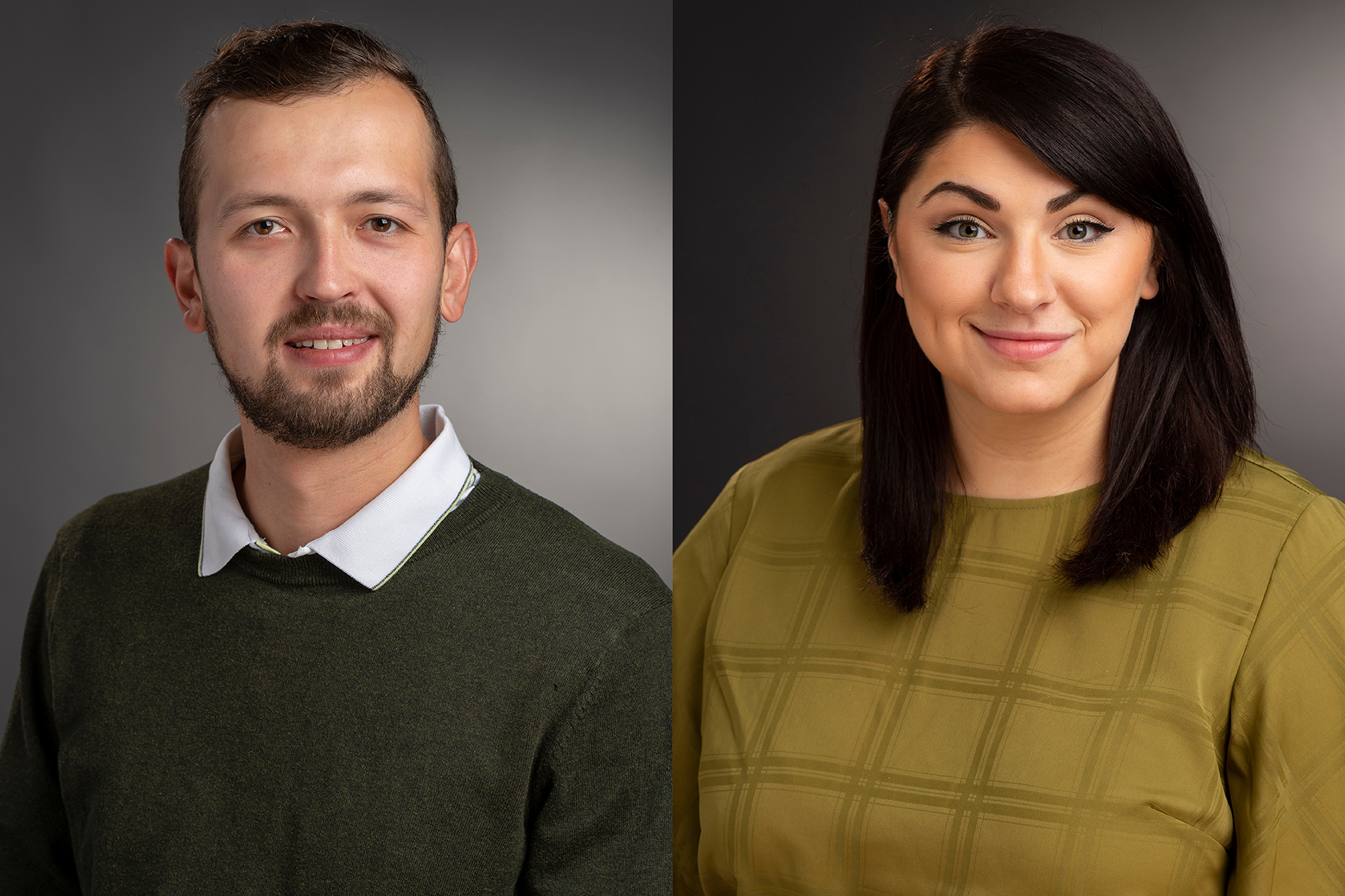 Side-by-side headshots of Boris Sapozhnikov and Stephanie Berman.