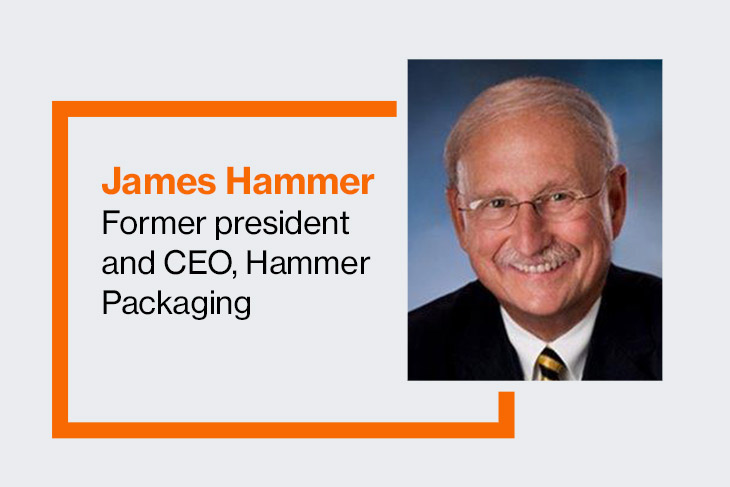 James Hammer, former president and CEO of Hammer Packaging.