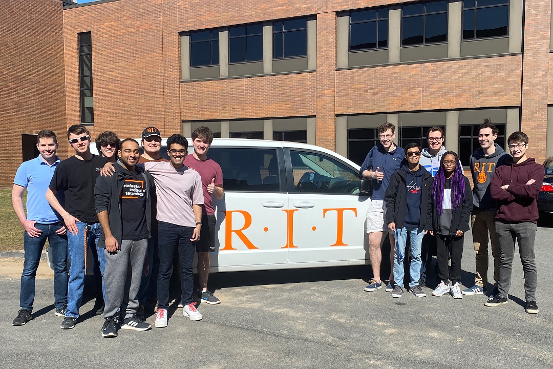 image of students who competed in 2022 Northeast Collegiate Cyber Defense Competition (NECCDC) March 18-20. 