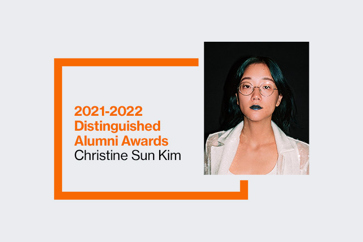 2021-2022 Distinguished Alumni Awards: Christine Sun Kim.