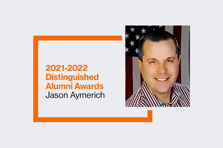 2021-2022 Distinguished Alumni Awards: Jason Aymerich.