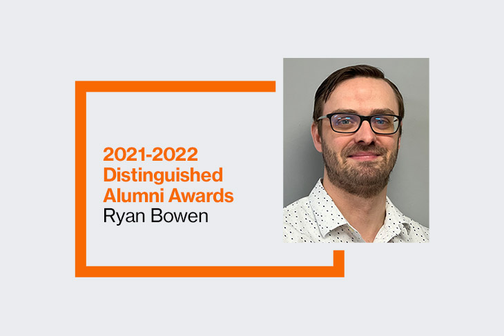 2021-2022 Distinguished Alumni Awards: Ryan Bowen.
