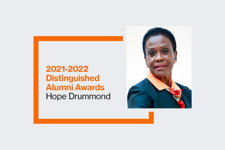 2021-2022 Distinguished Alumni Awards: Hope Drummond.