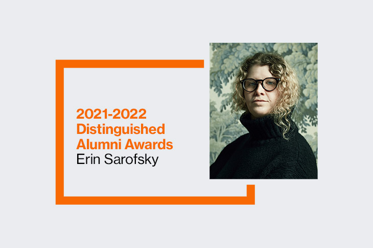 2021-2022 Distinguished Alumni Awards: Erin Sarofsky.