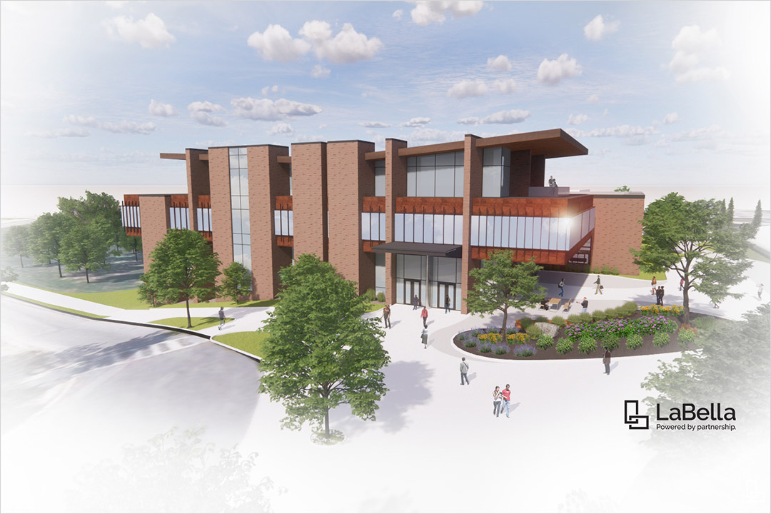 artist rendering of renovations to Max Lowenthal Hall.