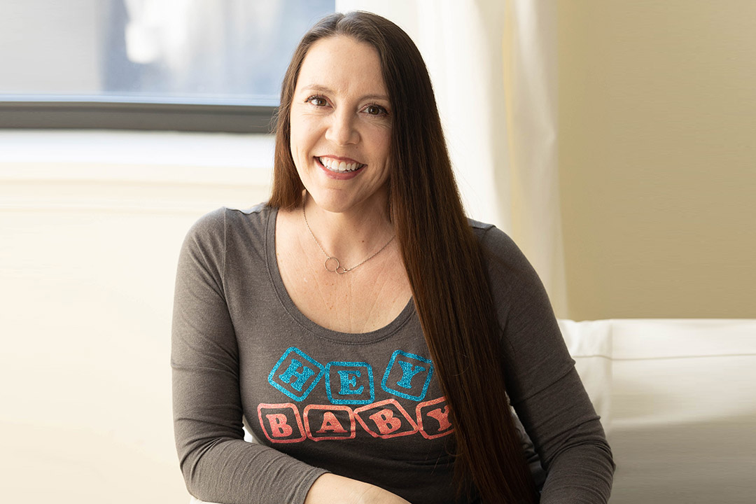 environmental portrait of entrepreneur Jenny Kron.