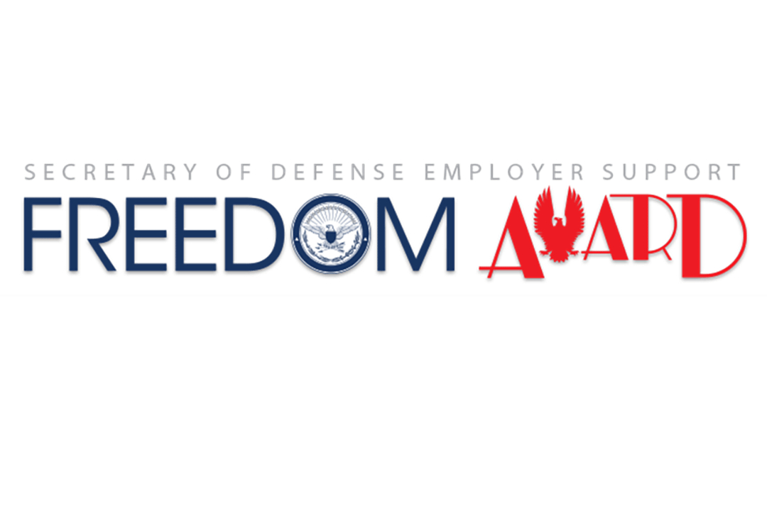 Secretary of Defense Employer Support Freedom Award logo provided by the Department of Defense