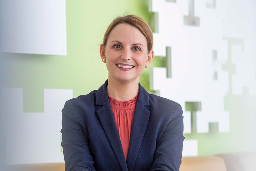 environmental portrait of professor Karin Wuertz-Kozak.