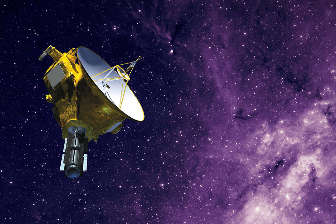 Artist's impression of NASA's New Horizons spacecraft. 