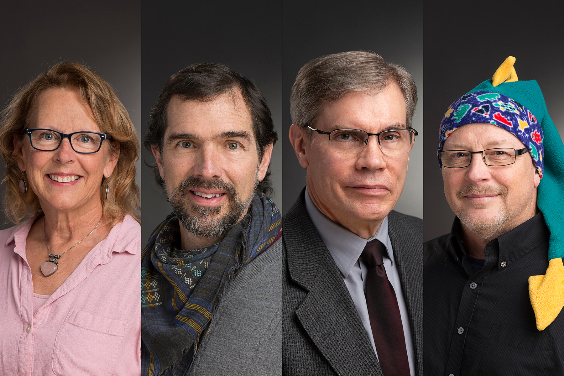 Headshots of Mary Barnard, Willie Osterman, Kim Sherman, and David Walter.