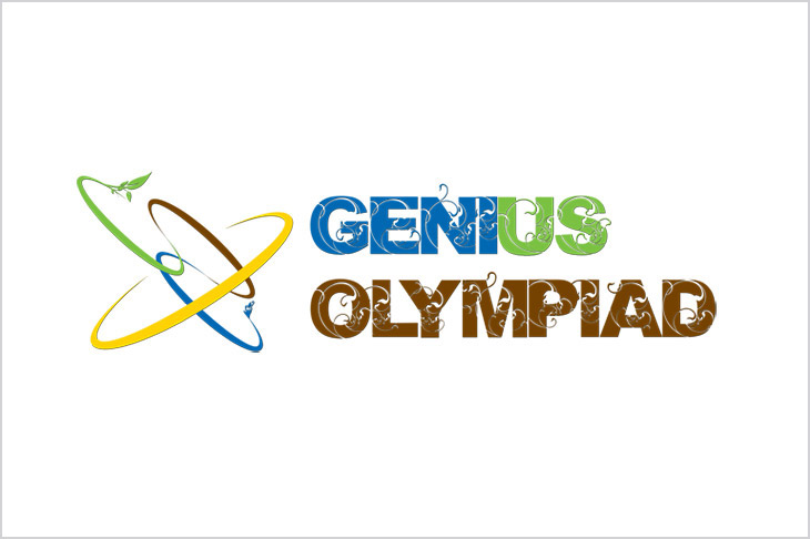 logo that says, Genius Olympiad.