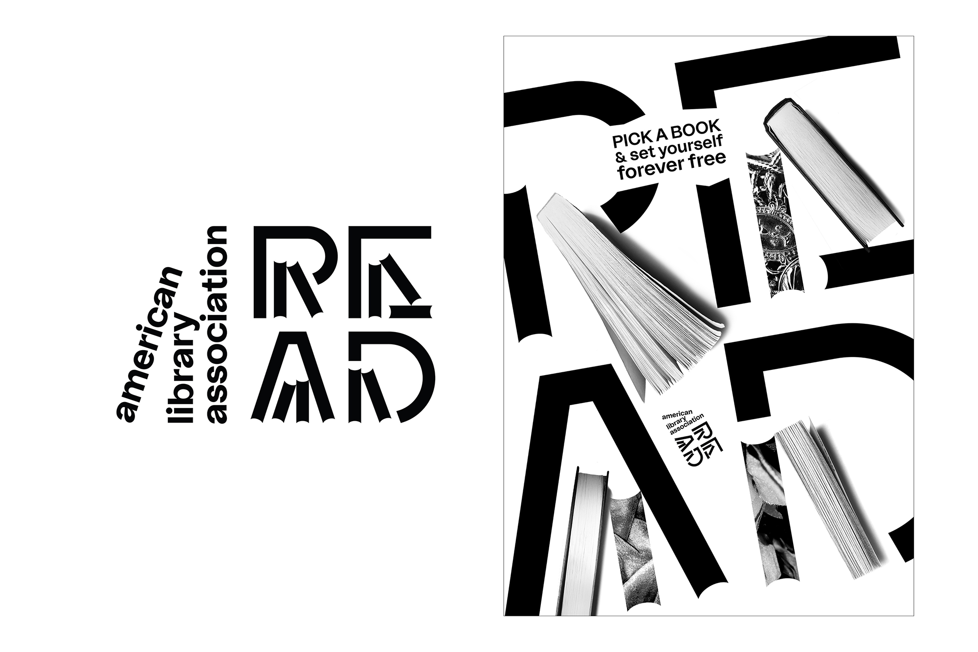 A rebrand of the American Library Association's READ campaign.
