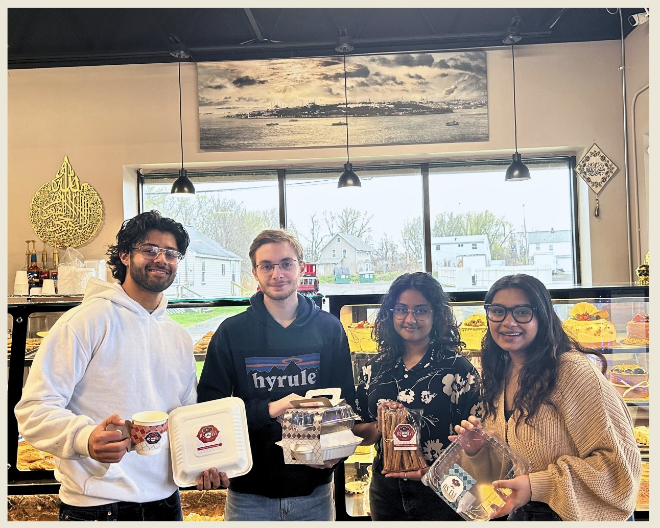 Undergraduate students at Rochester Institute of Technology at the Flexographic Technical Association Flexo Forum in Kansas City as part of the Phoenix Challenge