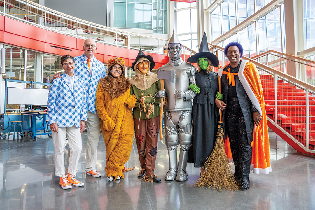 The Munsons and The Wonderful Wizard of RIT cast appear in The Shed.