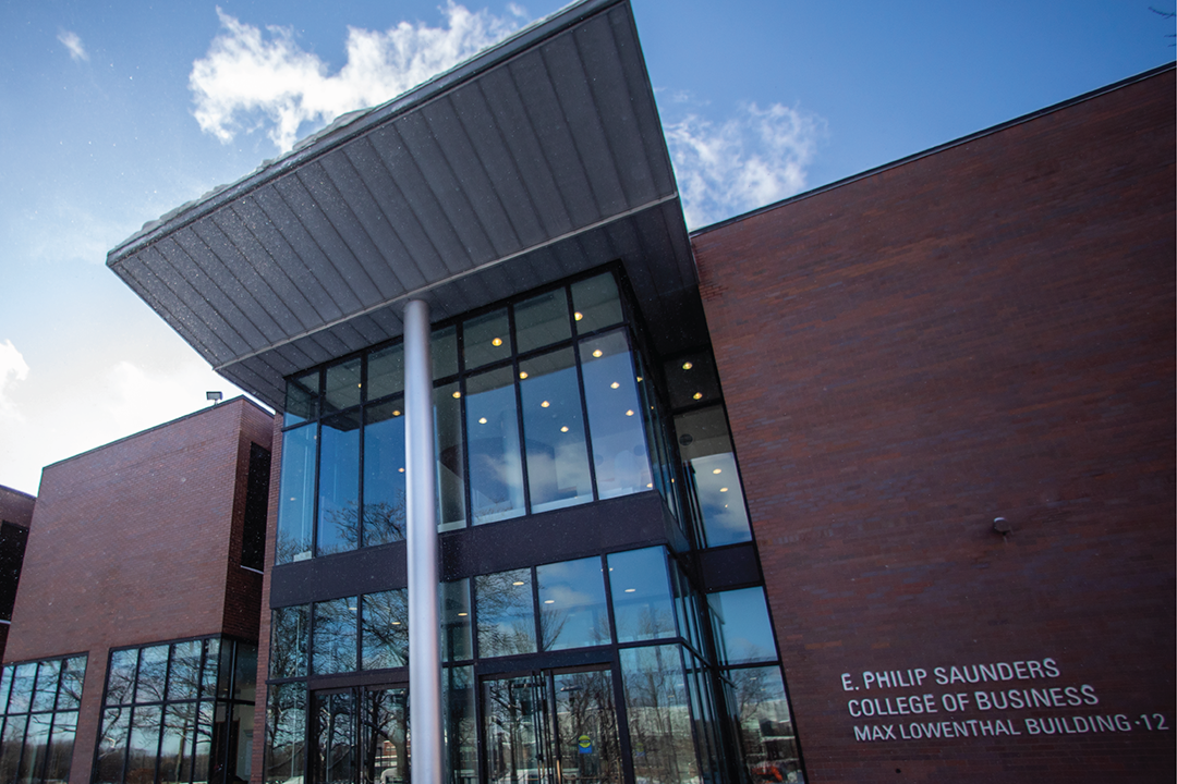 Saunders College of Business building.