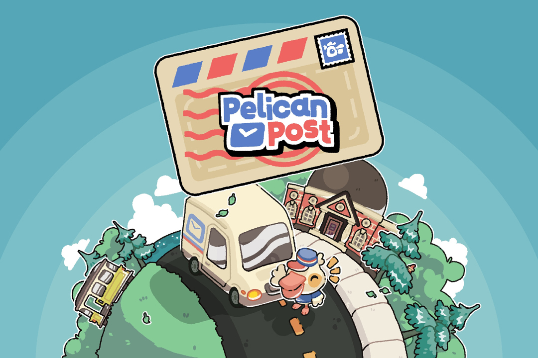 A colorful screenshot of the game Pelican Post