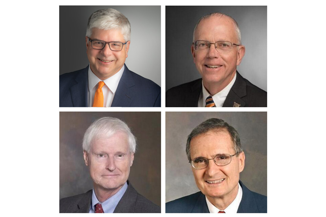 a collage of R I T last four presidents