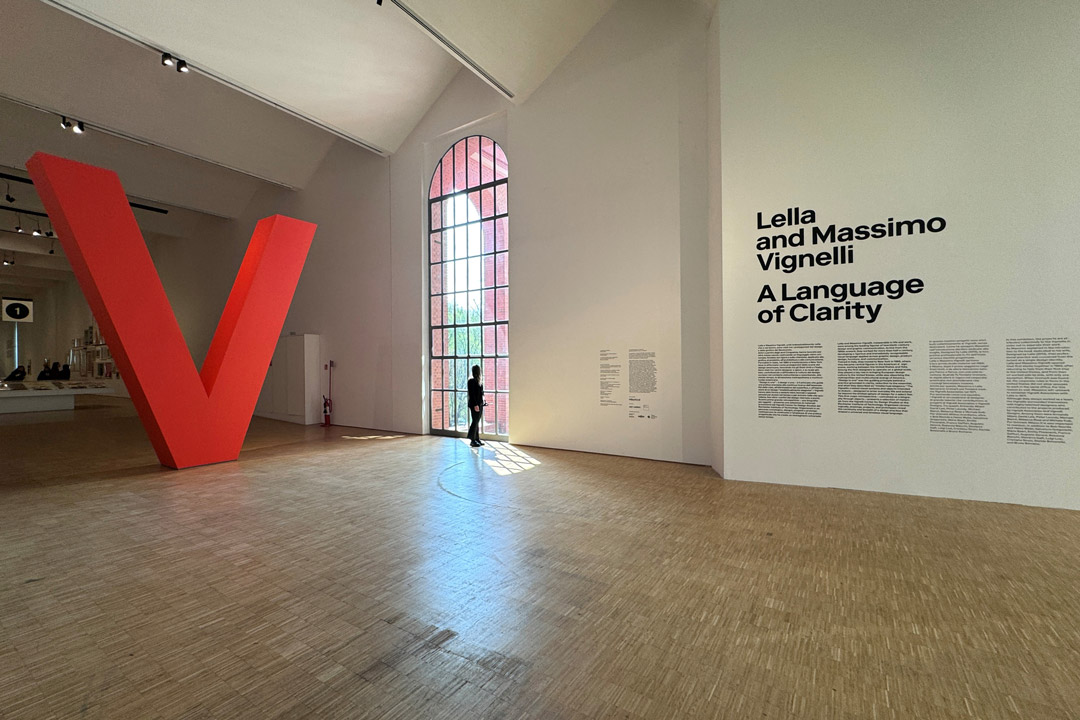 entrance to an exhibition by Triennale di Milano in Italy