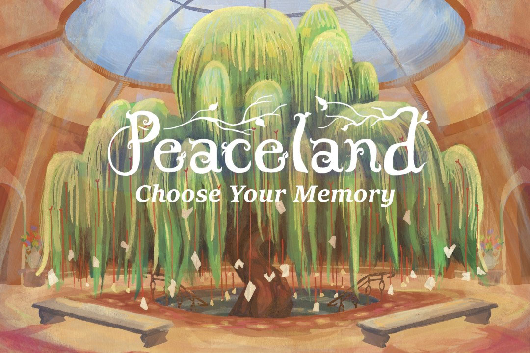 'Peaceland game logo'