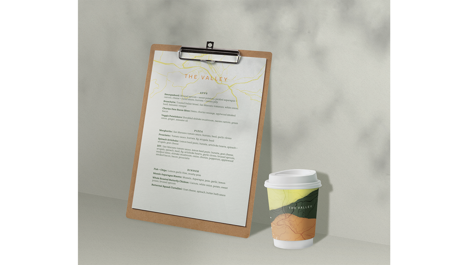 Graphic of a clipboard and cup of coffee