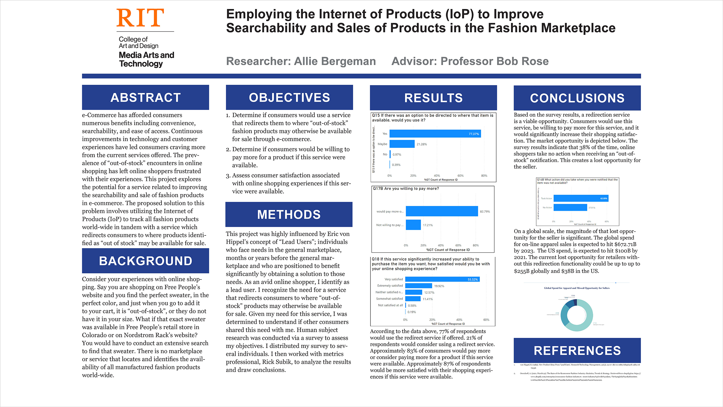 A poster with detailed text and charts.