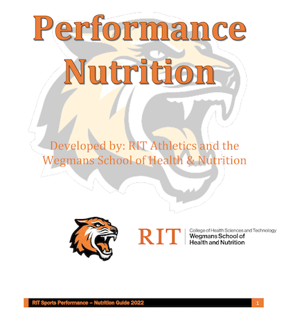 Cover of performance nutrition guide