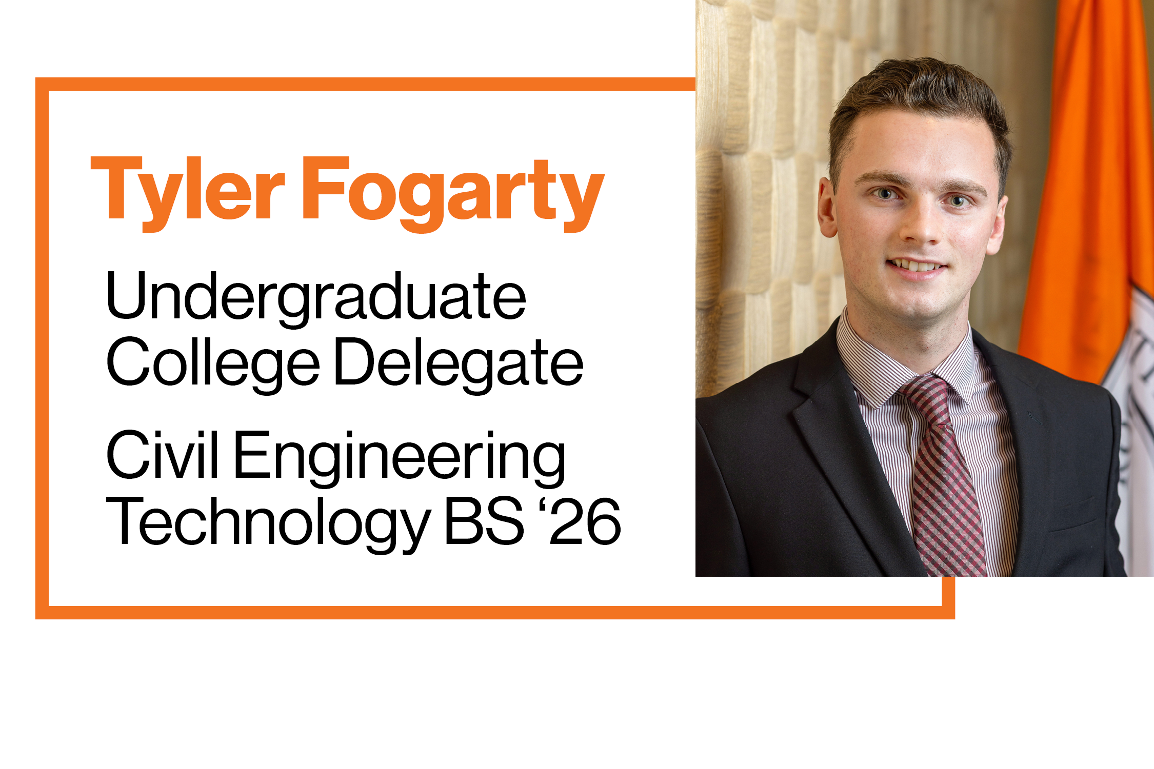 '26 Undergraduate College Delegate, Civil Engineering Technology RIT